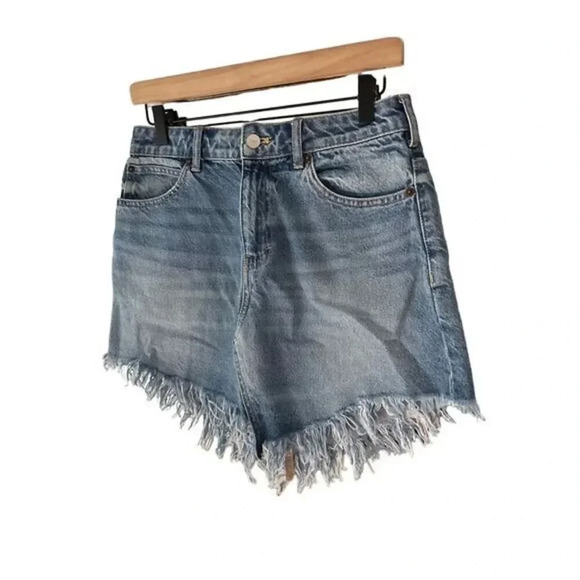 We The Free Fringe Denim Skirt‎ Size 26 - Picture 1 of 6